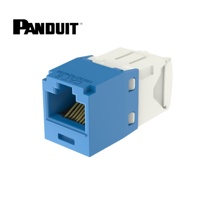 Jack Cat. 6 RJ45 Gigachannel Sistema TX Azul Panduit