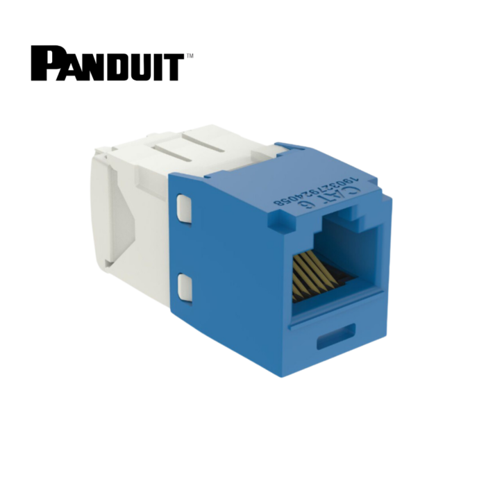 Jack Cat. 6 RJ45 Gigachannel Sistema TX Azul Panduit