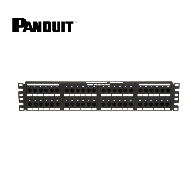 Panel de Parcheo Panduit 48 Puertos cat.6A